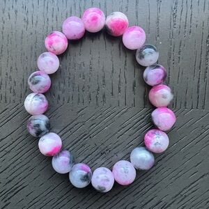 Persian jade bracelet 10mm SIZE 6.5-7’